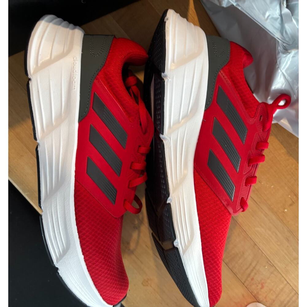 Adidas Galaxy 6 Men’s 10.5 Red Running Shoes New w/ Box IE8132